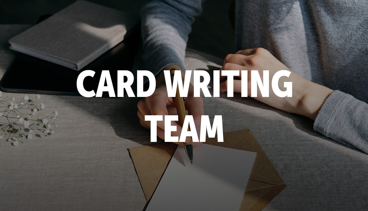 Card Writing Care Team